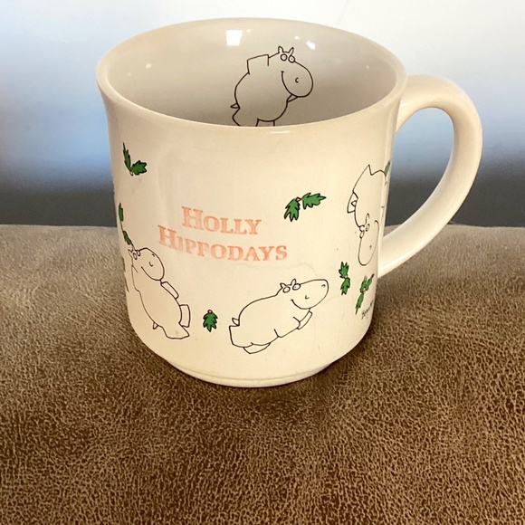 Sandra Boynton Christmas Holly Hippodays mug - Picture 1 of 6